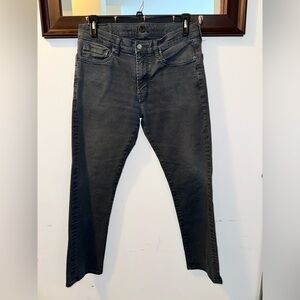 Joseph JOE Abboud Jeans Mens Size 34x30 Black Denim Pipe Slim